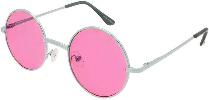 OWL Round Sunglasses Metal Frame Hippie Sunglasses UV400 Polycarbonate Circle Lens John Lennon Sunglasses for Men Women - Image 3